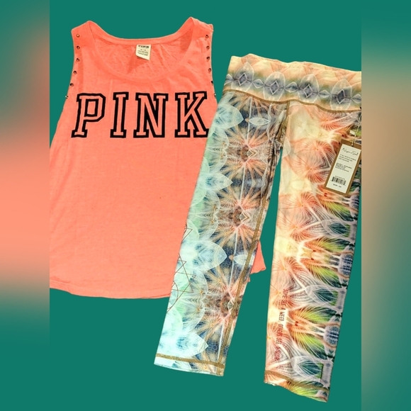 *NWTS* ALO TANK* FABLETIC BRALETTE* VICTORIA SECRETS* TANK ~ NIGAMA SOL SZ. MED - Picture 2 of 6